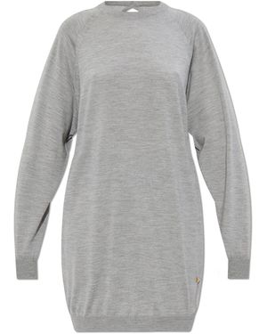 Moschino Backless Dress - Grey