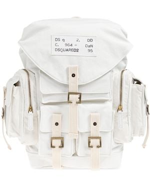 DSquared² 'Cargo' Backpack - White