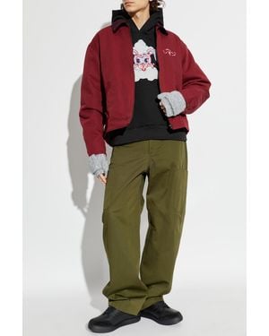KENZO Jacket With Logo - Red