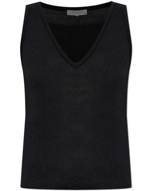 Rag & Bone V-Neck Top - Black