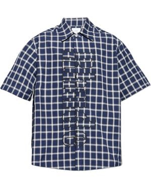Rhude Short-Sleeve Shirt - Blue