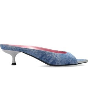DIESEL Heeled Mules 'D-Diams-Sa-40' - Blue
