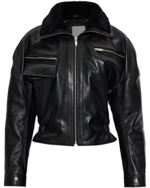 Christopher Esber 'Atlas' Leather Jacket - Black