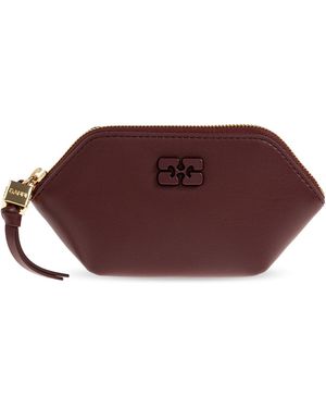 Ganni Waist Bag Made Of Eco Leather - Brown