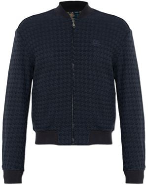 Etro Jacket With Pockets - Blue