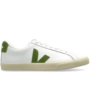 Veja Sports Shoes `esplar Logo Leather, - Green