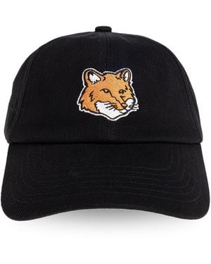 Maison Kitsuné Baseball Cap - Black