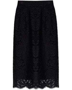 Dolce & Gabbana Lace Skirt - Black