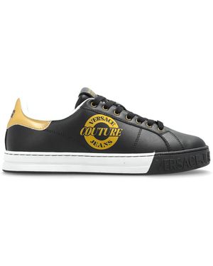 Versace Jeans Couture Sports Shoes With Printed Logo - Green