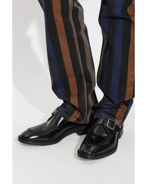 Versace Leather Shoes - Black