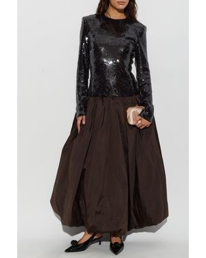 ROTATE BIRGER CHRISTENSEN Long Sleeve Dress - Black