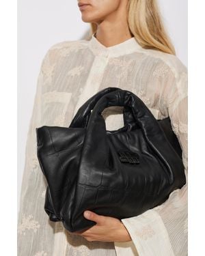 Munthe "Lix Croco" Bag - Black
