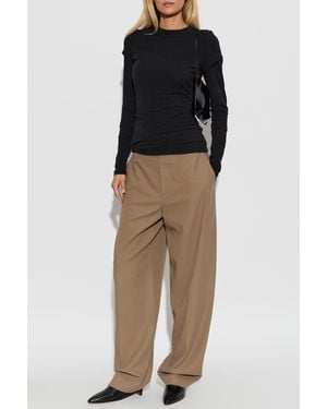 Alexander Wang Long Sleeve T-Shirt - Black