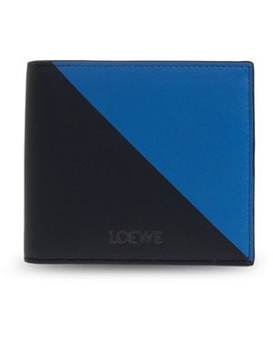Loewe Leather Wallet - Blue