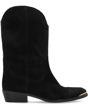 Isabel Marant Heeled Ankle Boots "Elbana" - Black