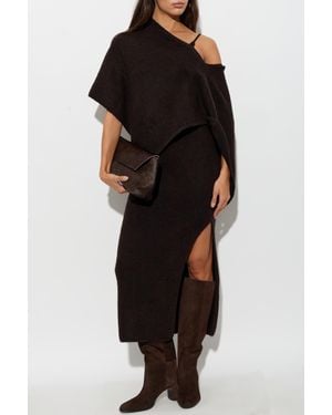 Gestuz Set 'Gzalpha' Dress, Poncho - Black