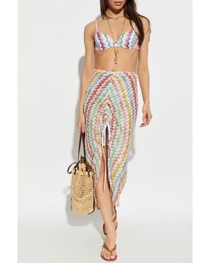 Missoni Draped Skirt - White