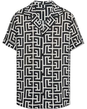 Balmain Short-Sleeve Shirt - Black