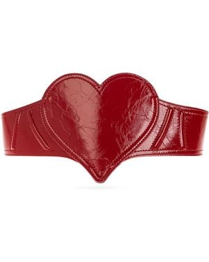 Vivienne Westwood Leather Belt - Red