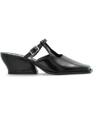 Loewe Heeled Mules "Onda" - Black