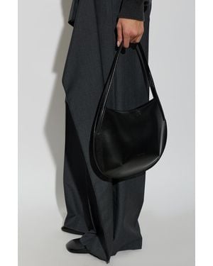 Jil Sander 'Kante' Leather Bag - Black