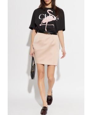 Chloé Satin Skirt - Black