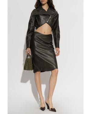 Alaïa Leather Jacket - Black