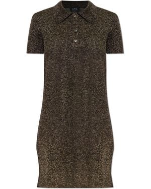 A.P.C. Dress With Lurex Thread - Metallic