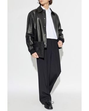 Etro Cotton Polo With Logo - Black