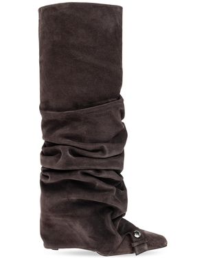 The Attico Juno Knee-High Boots - Brown
