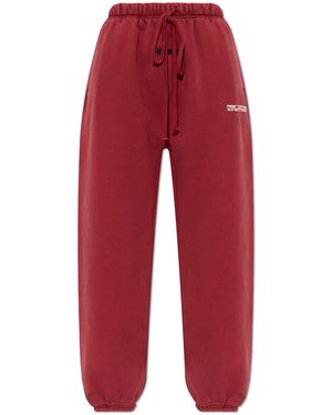 Fear Of God Joggers With Logo - Red