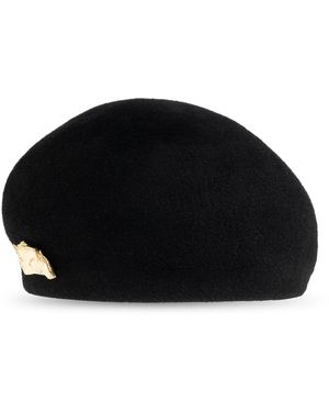 Chloé Rabbit Fur Beret - Black