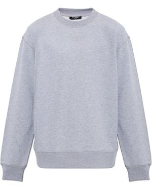 Balmain Sweatshirt With Logo - Grey