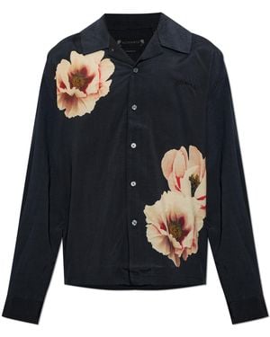 AllSaints 'Floraison' Shirt - Black