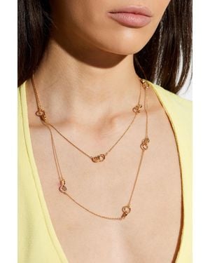 Tory Burch Long Necklace - Natural