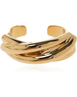 Balenciaga Double Ring - Metallic