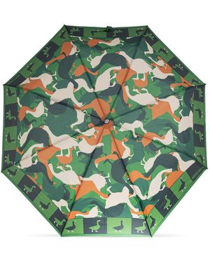 Moschino Folding Umbrella - Green