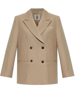 By Malene Birger Wool Blazer 'Ramo' - Natural