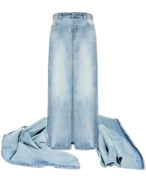 Vetements Jeans With Train - Blue