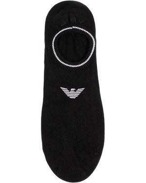 Emporio Armani 3-Pack Of Socks With Logo - Black
