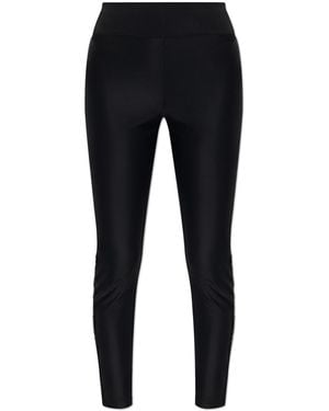 Versace Jeans Couture Leggings With Side Stripes - Black