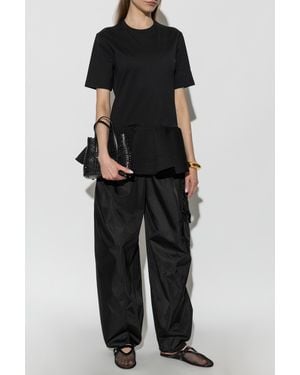 Alaïa Peplum Top - Black