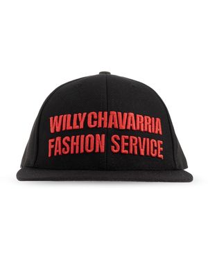Willy Chavarria Baseball Cap - Red