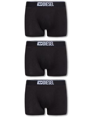 DIESEL Umbx-Sebastian Boxers Three-Pack - Black