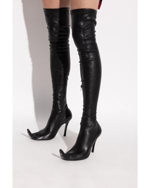 Balenciaga Heeled Boots 'Poulaine' - Black