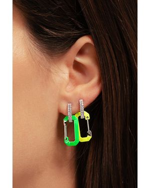 Eera Single Earring 'Chiara Small' - Black