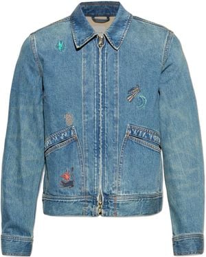 Paul Smith Denim Jacket, - Blue