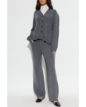 Lisa Yang Cashmere Cardigan 'Leire' - Gray