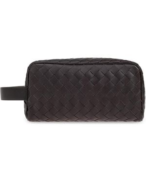 Bottega Veneta Leather Handbag Wallace, - Black