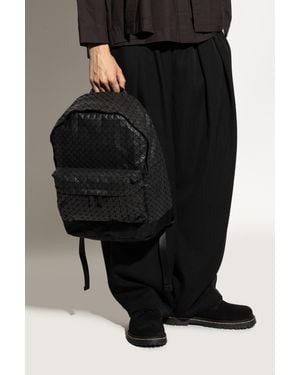 Issey Miyake Backpack With Decorative Trim - Black